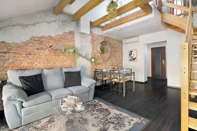 Image de Gołębia 3 Poznań | Two-level Apartment | Air conditioning | Workspace | Close to the city center