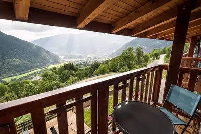 Image de Les Balcons Du Molliebon Gite Avec Vue Panoramique Sur Les Montagnes Hiver Ete