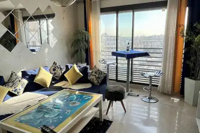 Image de Bright studio with panoramic views near Casa Voyageurs train station