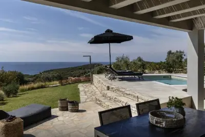 Image de Duplex Villa Aquessa, Private Pool, Spacious Furnished Terrace, Thassos