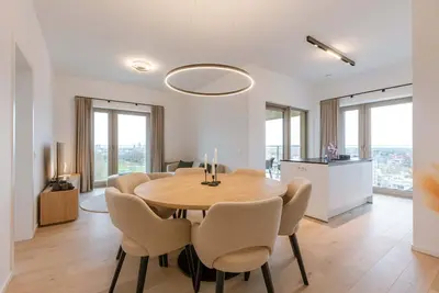 Image de Oostende: Appartement avec vue sur la ville, 2 chambres, près de la plage et du golf!