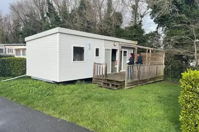 Image de Mobilhome 6 personnes camping 4 étoiles avec parc aquatique