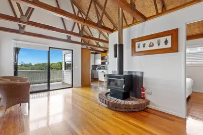 Image de Appartement 3 chambres en bord de mer avec piscine privée et cheminée