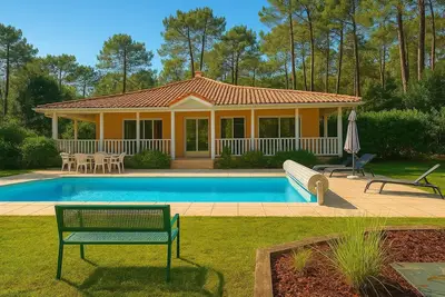 Image de Belle villa avec piscine - 3 chambres -Proche océan