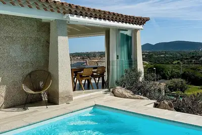 Image de Sardinian villa with swimming pool, barbecue and sea view