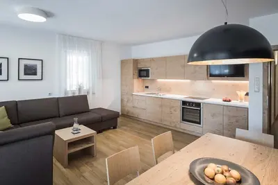 Image de Appartement 'Family Xl' avec vue montagne/jardin, terrasse et Wi-Fi