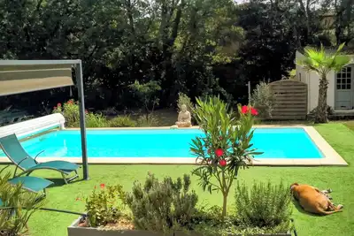 Image de Villa provençale avec piscine chauffée et privée tout près du village de Lorgues