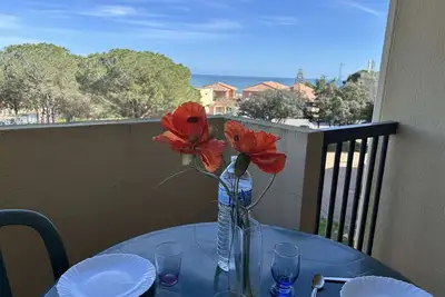 Image de Appartement avec balcon vue mer - 4 pers.