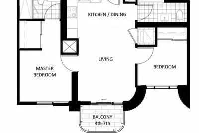 Brand New 2br 2ba never lived in unit. World Cup Ready!