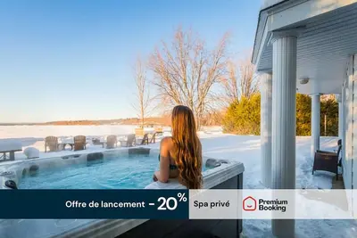 Image de Chalet Blanc / Lakefront / Private Spa / Pool Table