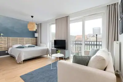 Image de Nadwiślańska 50a Gdańsk | Quiet Studio with Parking | Balcony