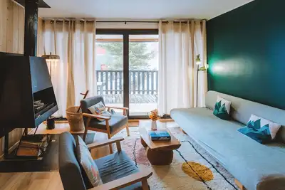 Image de Le Nid de l'Arbizon, chalet cosy 8 pers. avec cheminée et terrasse.