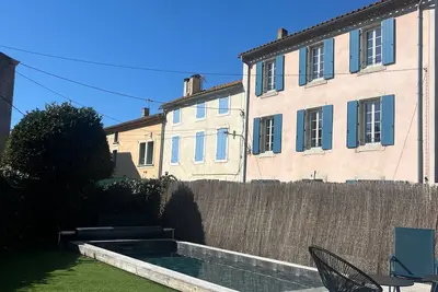 Image de Sunset House 2, maison 4 chambres, au coeur du village, piscine, proche mer