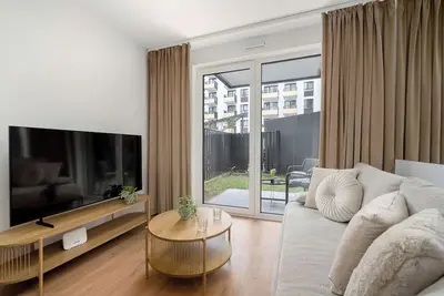 Image de Braniborska 72 Wrocław | Modern Apartment with a Terrace | Parking