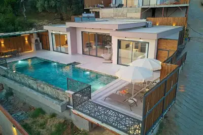 Image de Sea view villa in Kaş Kalkan, suitable for 6 people.