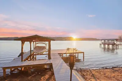 Private Dock & Game Rm: Lake Home w/ Fire Pit