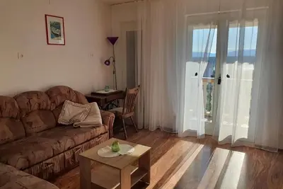 Image de Appartement de deux chambres avec la terrasse et la vue sur le mer Punat, Krk (A-24947-a)