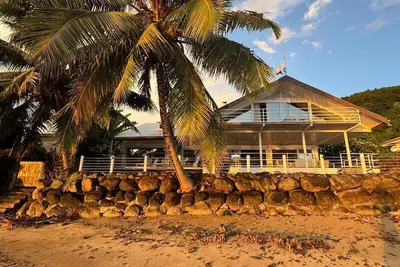 Image de Villa Azura | Bord de lagon et plage, vue sur Moorea