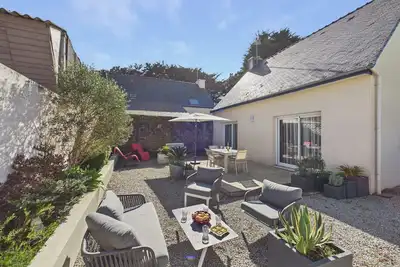Image de 500m de la plage - Maison pour 6 avec terrasse