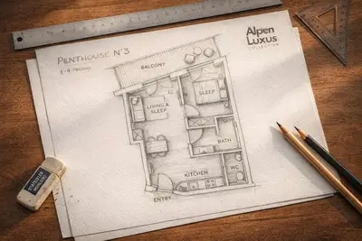 Penthouse N'3 - by AlpenLuxus Collection
