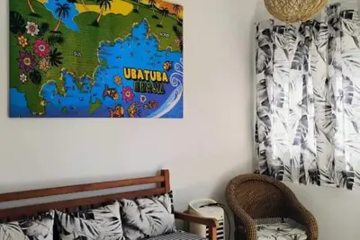 Image de Apartment with barbecue and garage 600m from the beach – Maranduba