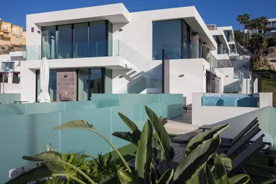 Image de Lux 200m New B Villa with heated pool, ocean view