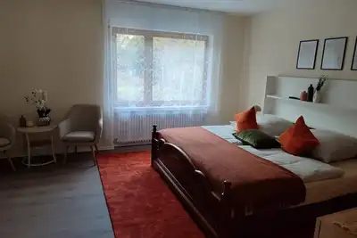 Image de Appartement 'Wohnung' avec jardin commun, balcon et Wi-Fi