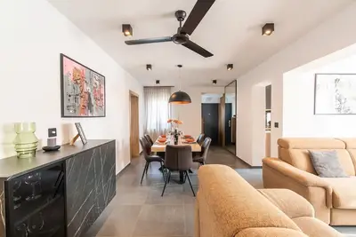 Modern Apartment Larisa in Tar with Pool for 4