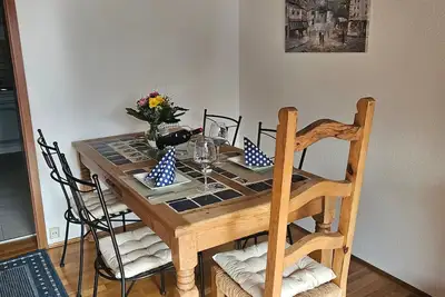 Image de Appartement 'Haus Am Goldberg' avec vue sur la montagne, terrasse privée et Wi-Fi