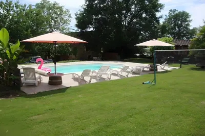 Image de Maison de vacances « Gîte Le Séchoir » avec piscine partagée, Wi-Fi et climatisation