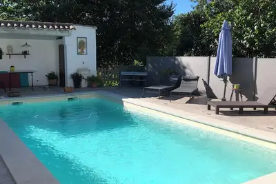 Image de Maison de campagne avec piscine