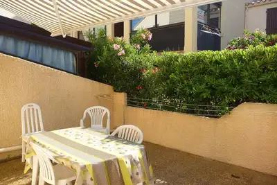 Maison climatisée, proche plage - 5 pers.