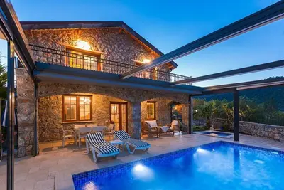 Image de Secluded Villa with Heated Pool & Jacuzzi in Kayakoy, Fethiye