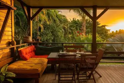 Image de Bungalow bois Souf Van - Au jardin d'Eole