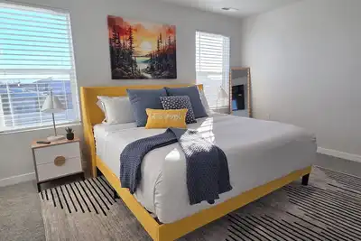 Image de Charming 3-bedroom Family home in Meridian with Dedicated Workspace