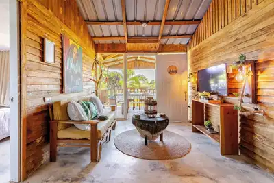 Image de vue sur la vallée, Damajagua, Playateco, jacuzzi, camping