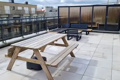 Image de Penthouse Coxyde 50m de la Mer. max. 4 adultes et 2 enfants. Terrasses 20-45 m²