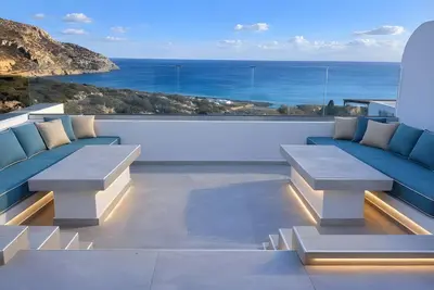 Image de Villa 'Aqua Blue 1' avec vue sur mer et piscine privée