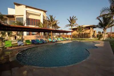 Image de Beachfront Retreat with Pool and Garden