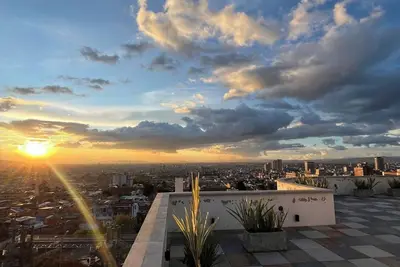 Image de Cozy 1-bedm apartment in Bogotá with fitness room and amazing view of downtown.