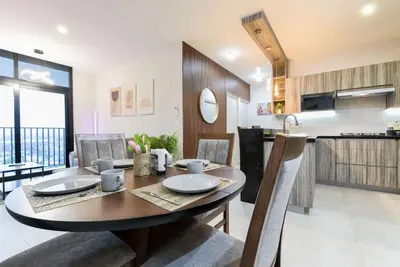 Image de ¡A pasos de Fundidora! Wifi + Cajón | 2BR2br 6ppl