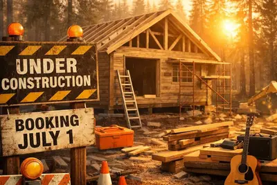 Image de The Set List- 2-Room Log Cabin @ The Boone Docks