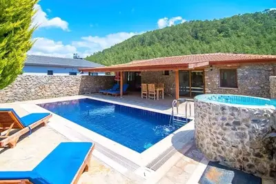 Image de Private Villa in Kayaköy, Fethiye – Indoor & Outdoor Jacuzzi, Secluded Pool