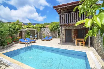 Image de Authentic Stone Villa in Kayaköy – Secluded Pool & Jacuzzi