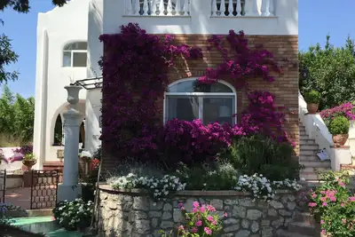 Image de Central apartment in historic Villa in the Heart of Anacapri with swimming pool.
