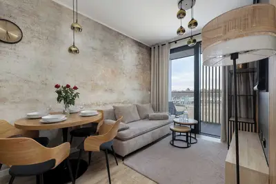 Image de Art Lake Mielno | Beige Apartment with Lake View, Parking and Seasonal Pool