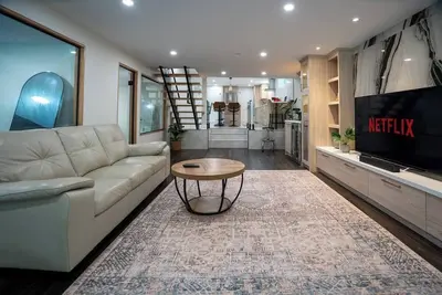Modern 3br Basement Retreat w/Workspace & Parking!