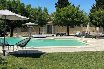 Image de Studio loft avec piscine privée, situé à 5 min d’Anduze.