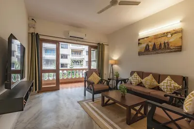 Image de Spacious 2-Bedroom Apartment In Varca With 3 Ac's Walkable To Zalor Beach