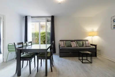 Image de Appartement lumineux 4 pers, avec Jardin